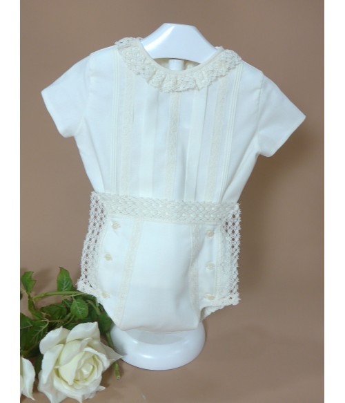 Conjunto batista beig con...