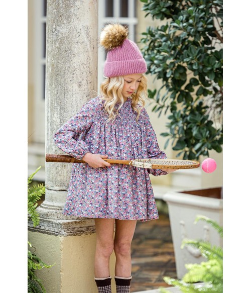 Vestido flores rosas y...