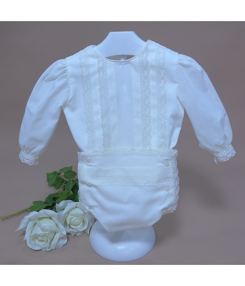 Conjunto batista beig con...