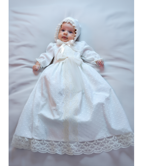 Faldon tul bordado beig con...