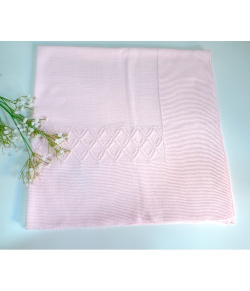 Toquilla lanita rosa bebe